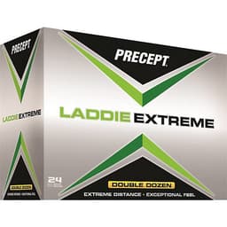 3 Double Dozens NEW Precept Laddie Extreme Golf Balls by Bridgestone - White