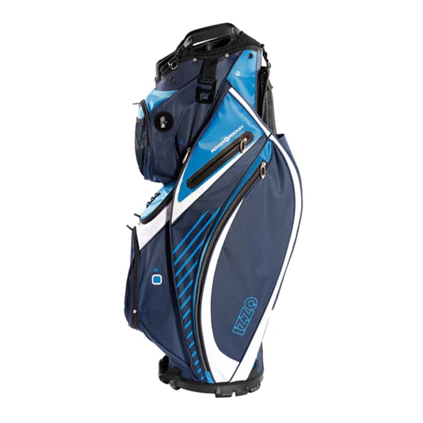 Izzo Golf Gemini Cart Bag - Blue / White