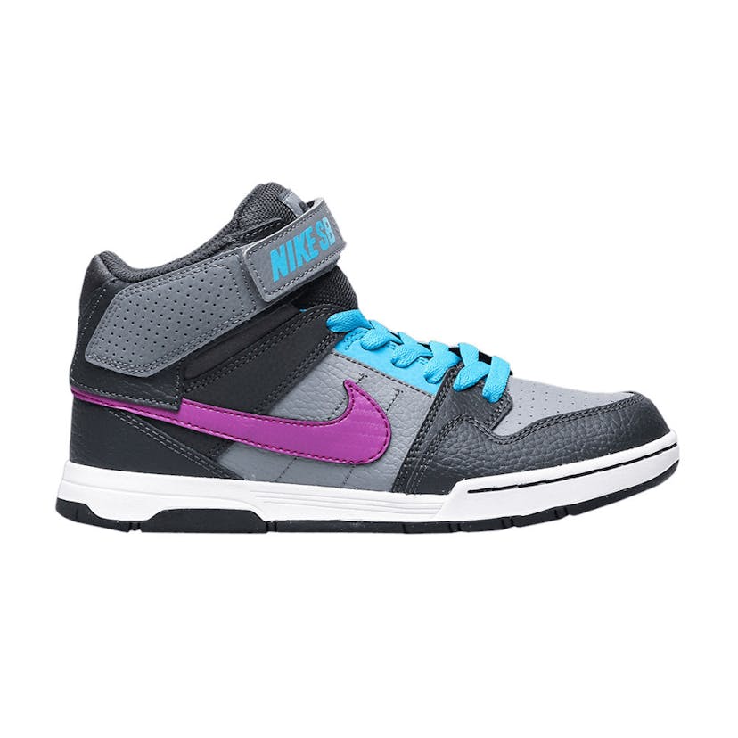 wandelen angst schuur NEW Youth Nike Mogan Mid 2 JR (GS) Athletic Shoes Cool Grey / Purple Sz 5Y