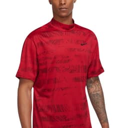 Tiger woods red mock clearance neck