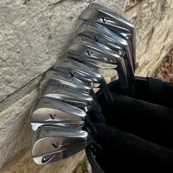 exhaustivo Bailarín Inocencia Nike Forged PW-3 Irons VR II PRO Blade Tiger Woods