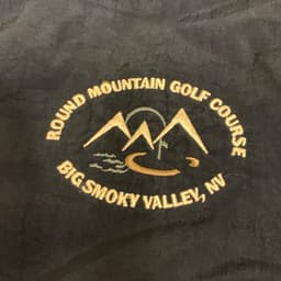 Vintage - Round Mountain Golf Course (Big Smoky Valley, NV) Quarter-Button Pullover (Size L)