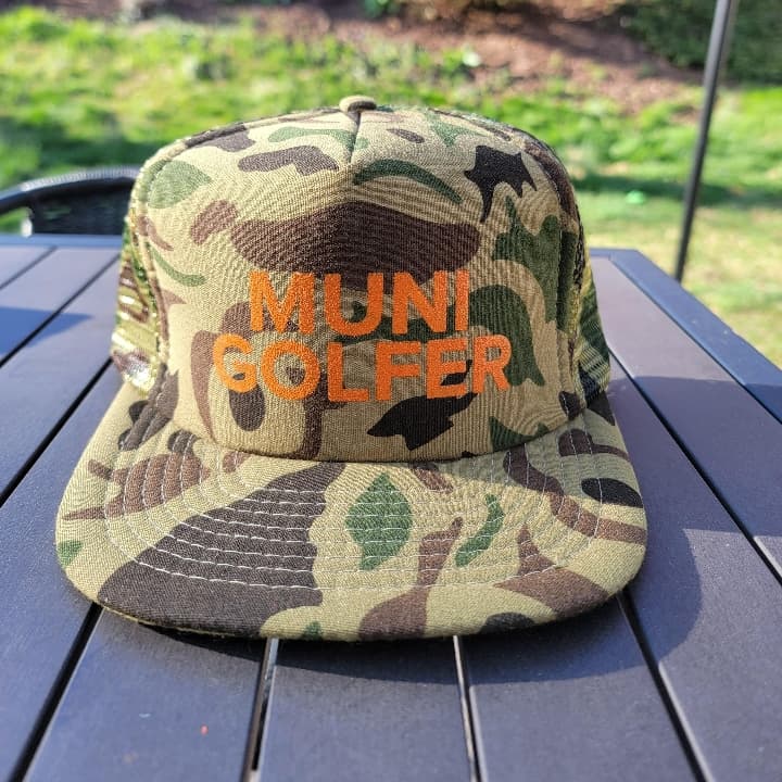 MUNI GOLFER – Limited Run, REAL VINTAGE Trucker Hat